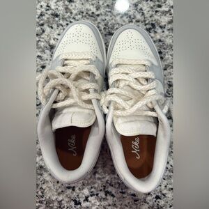 Nike Cream and White Sneakers Dunks